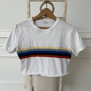 Pacsun Striped Crop Top